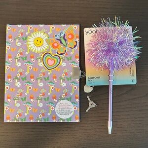 Locking Guided Journal with Keys and a Pen